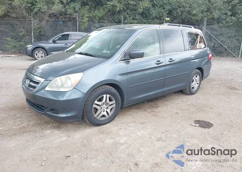 2005 Honda Odyssey Ex-L from USA, damaged, VIN 5FNRL38685B415164